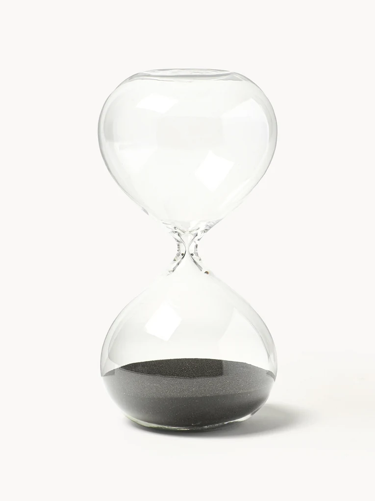 Sklenené presýpacie hodiny Ball, 30 minút