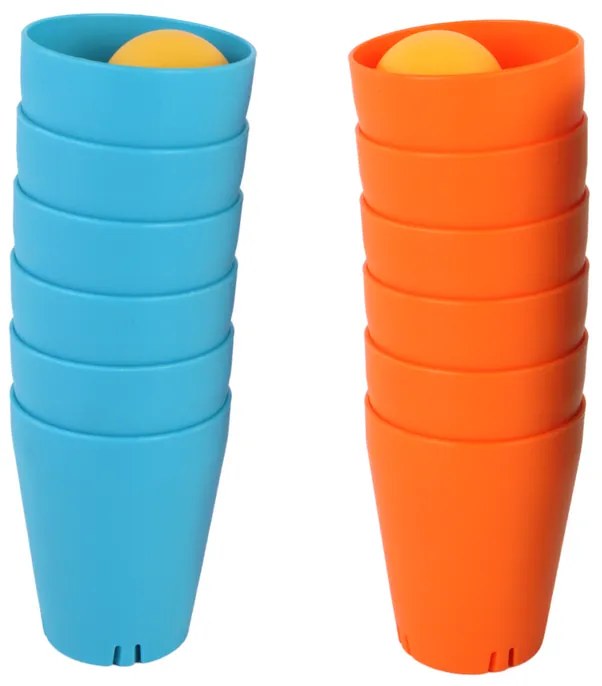 LEAN TOYS Zmyslové herné hrnčeky 3v1 kreatívne