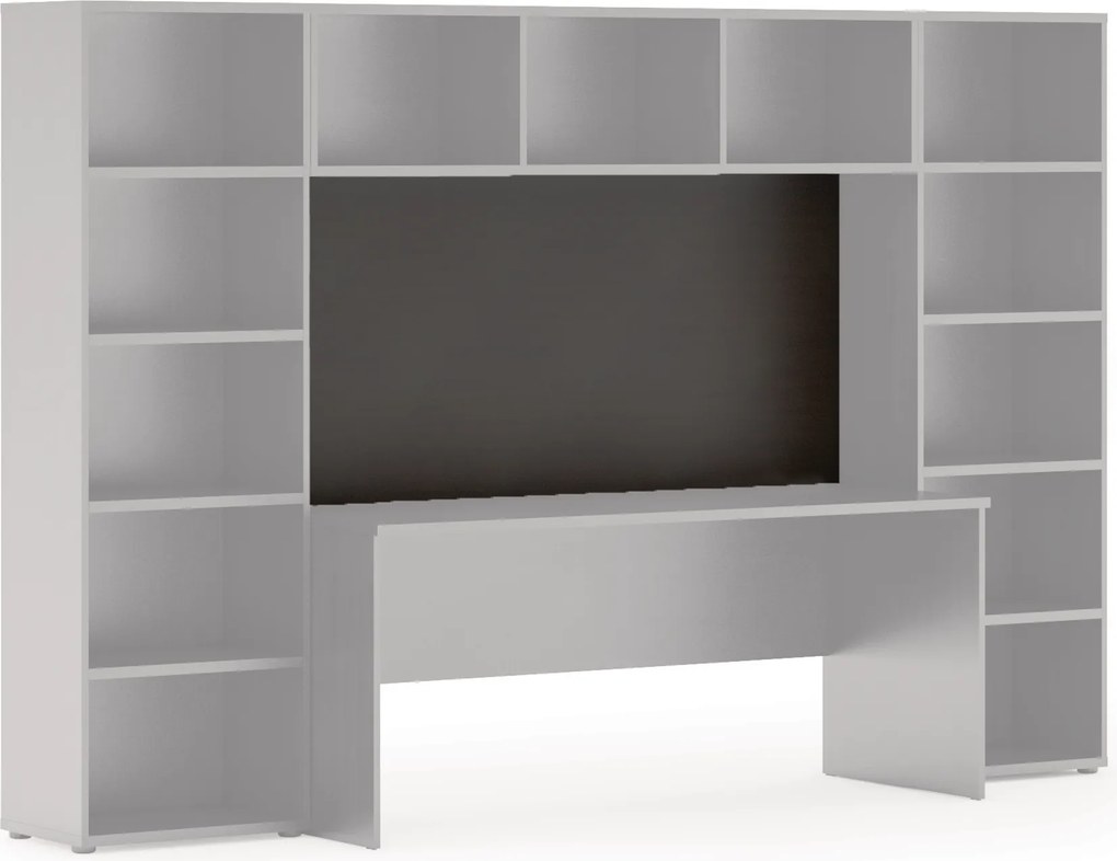 Zadná stena nad stôl INTEGRO, wenge