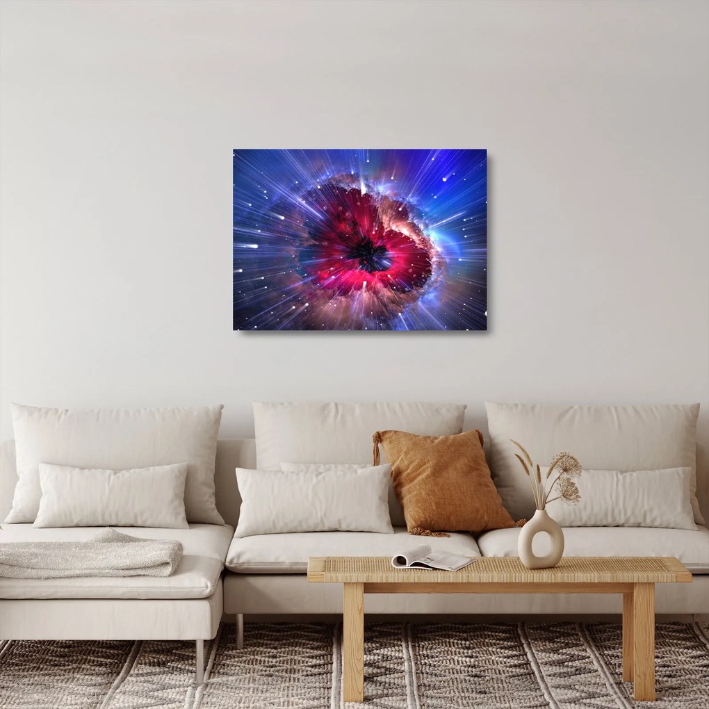 Sklenený obraz - Energia vesmíru (70x50 cm)