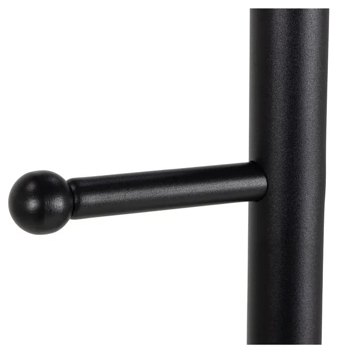 Čierny kovový vešiak Aspen - Actona