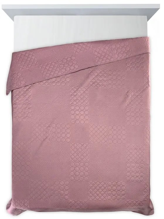 Dekorstudio Moderný prehoz na posteľ BONI5 ružový Rozmer prehozu (šírka x dĺžka): 170x210cm