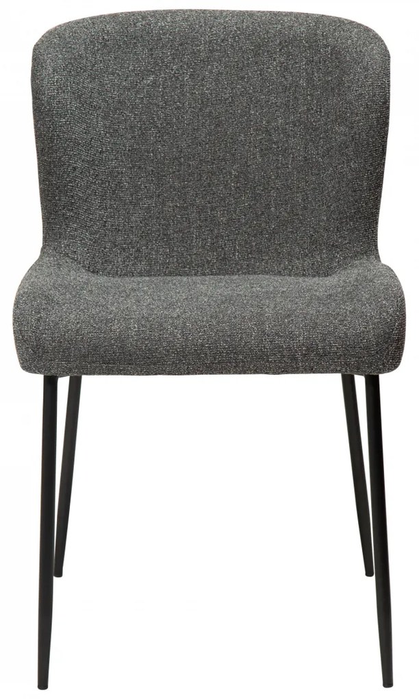 GLAM ČALÚNENÁ STOLIČKA pebble grey/black