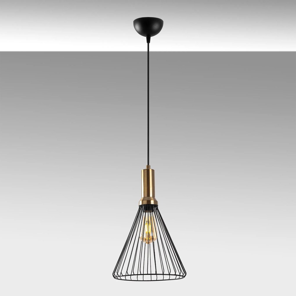 Závesné svietidlo Dear IV čierne