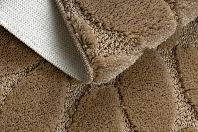 Kúpeľňový koberček SUPREME LINES kamienky, béžový