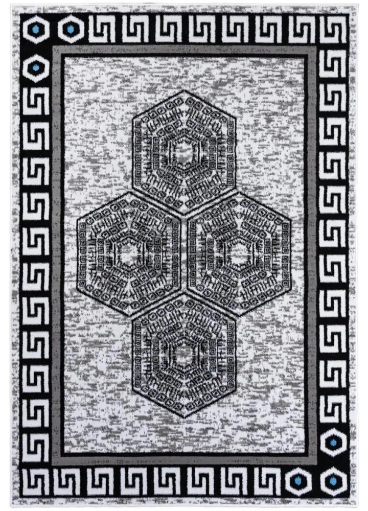 Kusový koberec PP Argos sivobiely 120x170cm