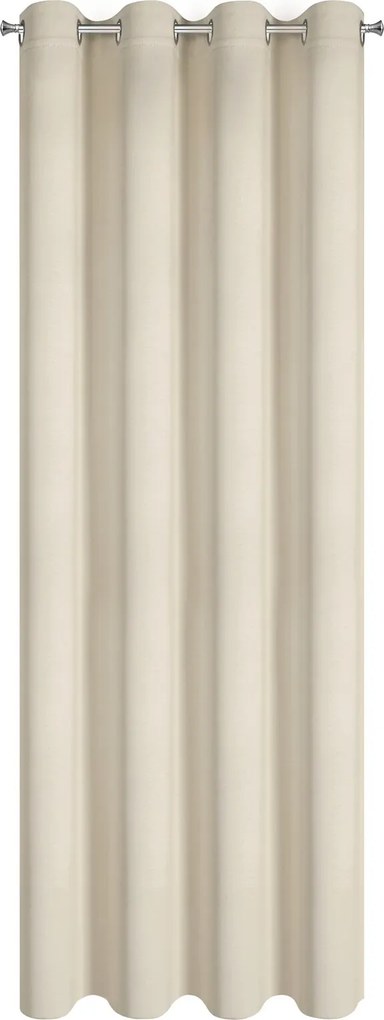 ZÁVES NA KÚŽKOCH NERISA 140X250 CM KRÉMOVÁ