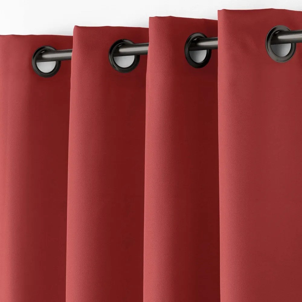 Červený záves 140x180 cm Essentiel – douceur d'intérieur