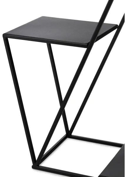 Stojan na kvety 95x78 cm čierna