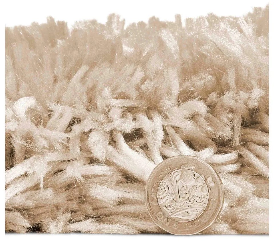 Béžový ručne tuftovaný koberec Think Rugs Polar PL Beige, 60 × 120 cm