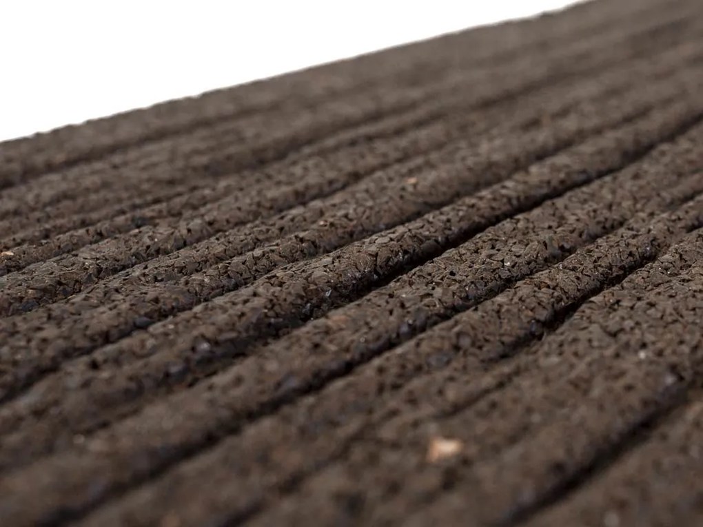 Dekoratívny záhradný nášľap Railroad Tie hnedá, gumový MHEU5000077