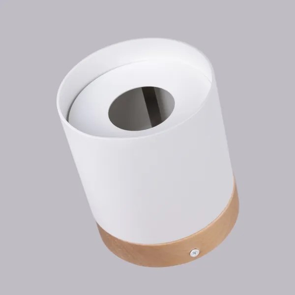 Sollux SL.1348 - Bodové svietidlo RIF 1xGU10/10W/230V pr. 12 cm biela