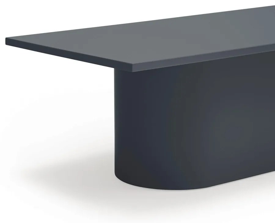 Antracitovosivý konferenčný stolík 50x111 cm Totem – Teulat
