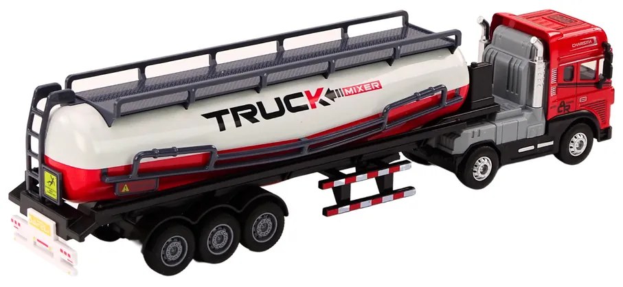LEAN TOYS Nákladné auto s prívesom TIR Tanker 1:24 – červená