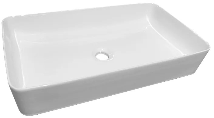 Erga Barbara, umývadlo na dosku 615x350x110 mm, biela lesklá, ERG-V03-YT-060-WH