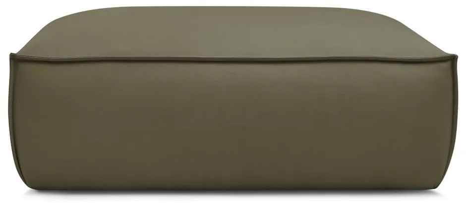 Zelená podnožka z imitácie kože Boheme – Bobochic Paris