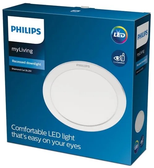 Philips - LED Podhľadové svietidlo DIAMOND LED/17W/230V 3000K