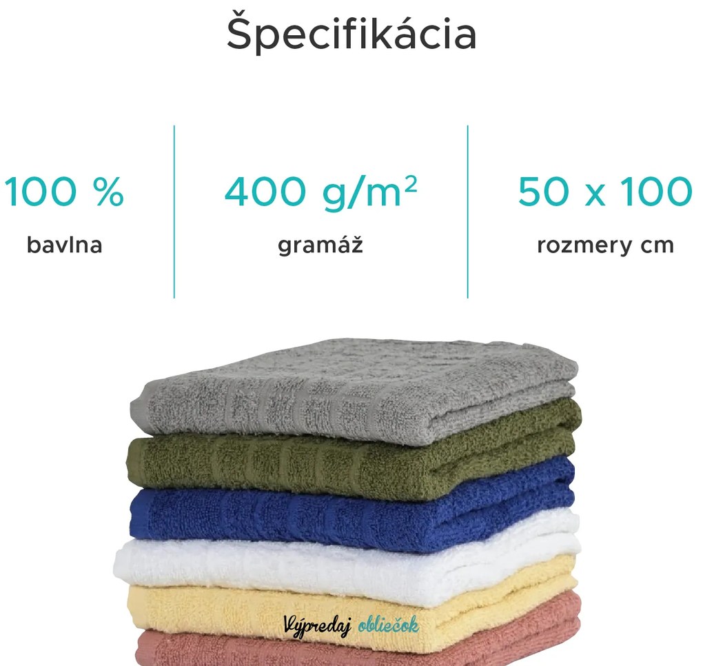 Uterák SOFT 50 x 100 cm tehlový, 100% bavlna