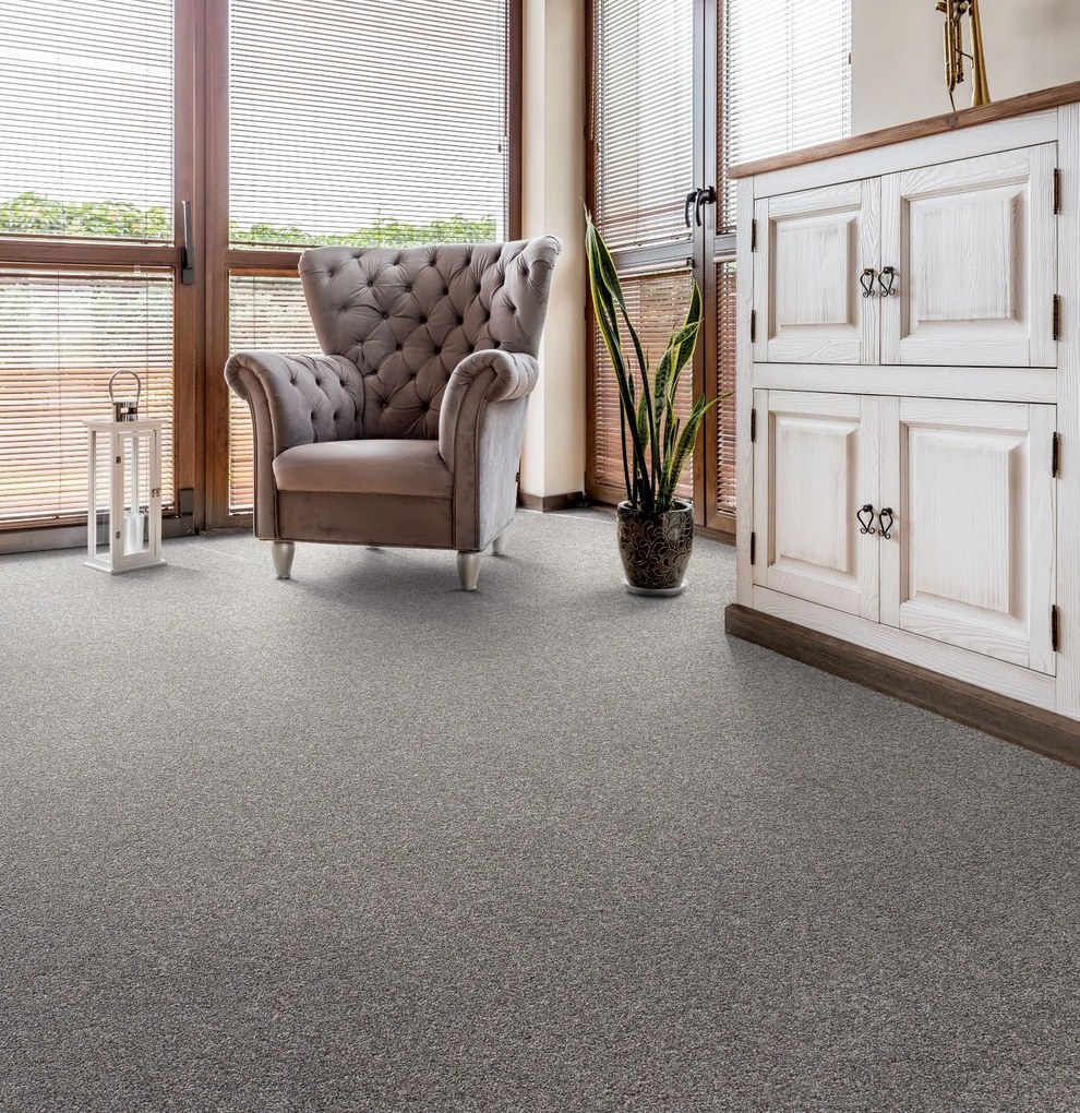 Koberec metráž Sparkle 820, na mieru, šíře 4m,5m, šedá, ab (mriežka), chodba / predsieň, Lano