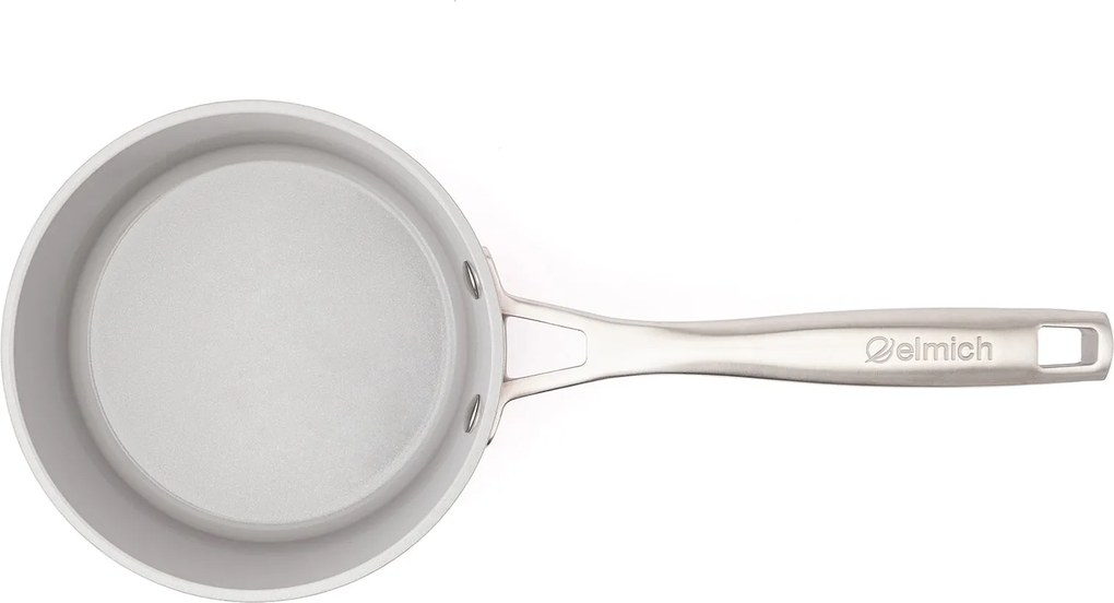 Elmich Nepriľnavý keramický rajnica Zen Ø 16 cm – hnedá