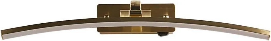 Searchlight 79822-50SB - LED obrazové svietidlo SANTORINI LED/11,03W/230V mosadz