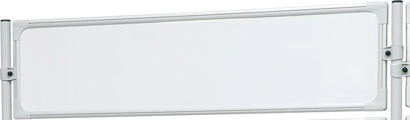 Obojstranná biela popisovacia tabuľa pre paravány TM, 1200 x 900 mm