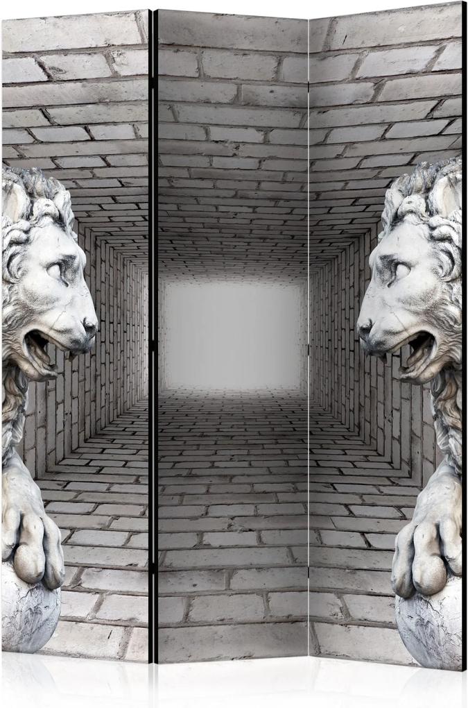 Paraván - Stone Lions [Room Dividers] 135x172