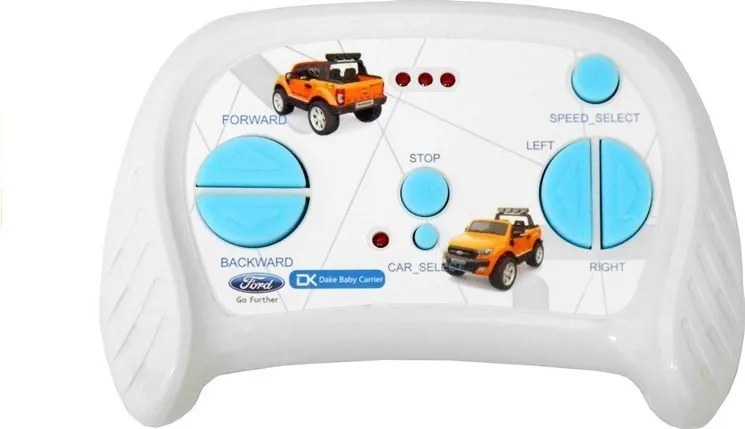LEAN CARS Diaľkové ovládanie pre elektrické autíčko Ford Ranger 2.4G DK-F650