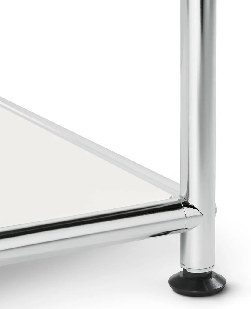 Otvorený kovový regál »CN3«, biely