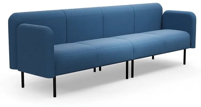Pohovka VARIETY, 4 miestna, látka Pod CS, modrá