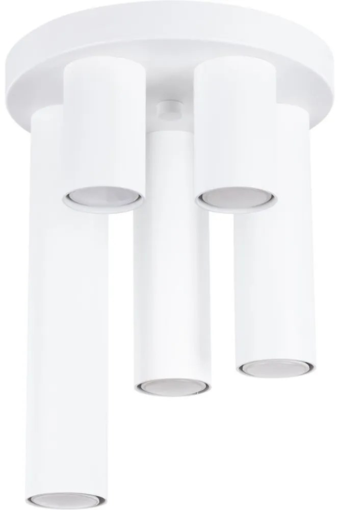 Sollux SL.1465 - Bodové svietidlo LAGOS 5xGU10/10W/230V biela