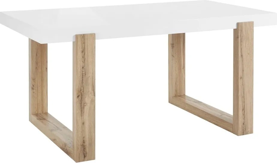 Biely jedálenský stôl 90x160 cm Solid – Støraa