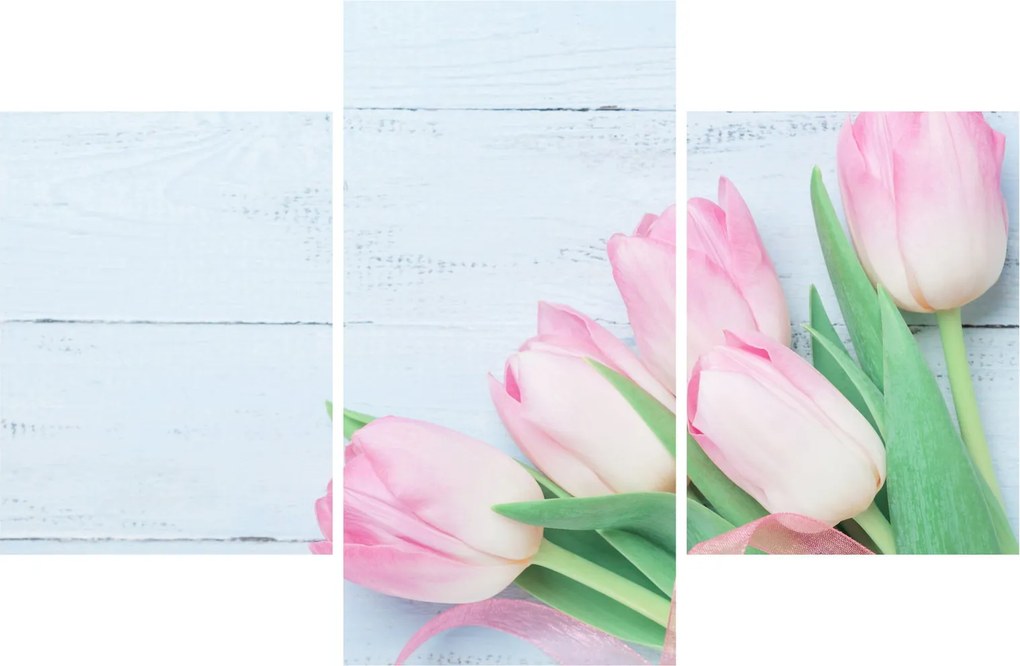 Obraz - Kytica tulipánov (90x60 cm)