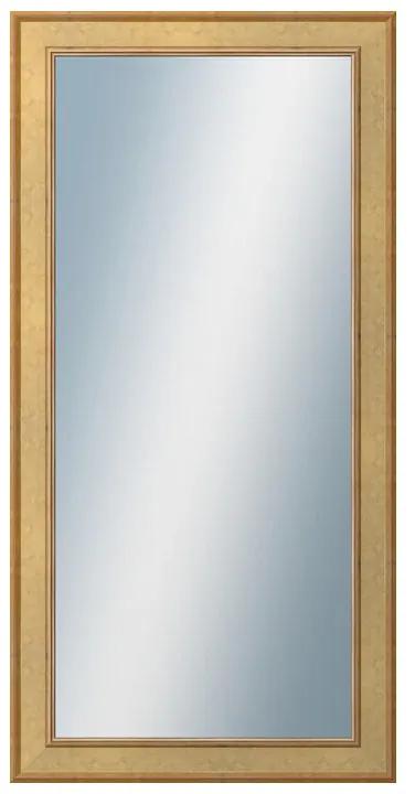 DANTIK - Zrkadlo v rámu, rozmer s rámom 60x120 cm z lišty TOOTH zlatá (2778)