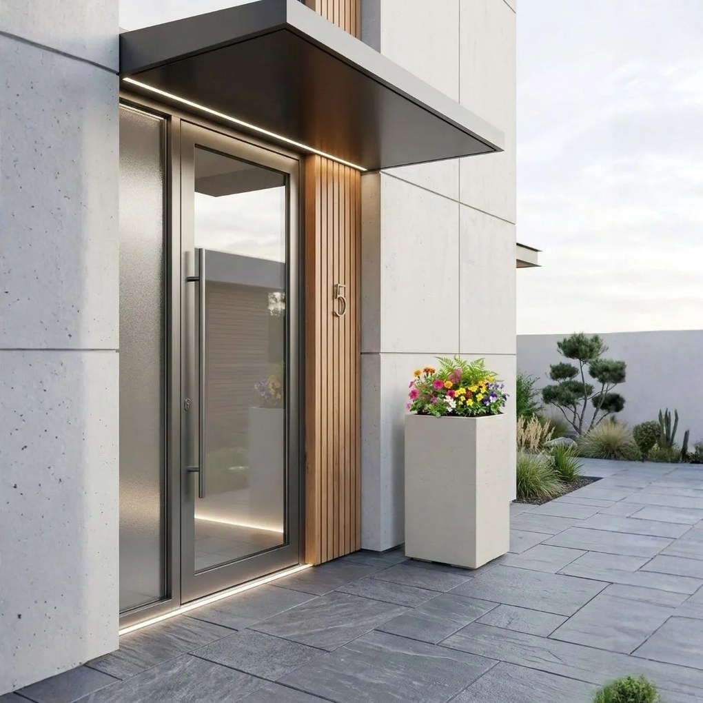 Sada 2 ks květináčů BETONIQUE 30x30/30x60 cm - výber z 4 prevedení