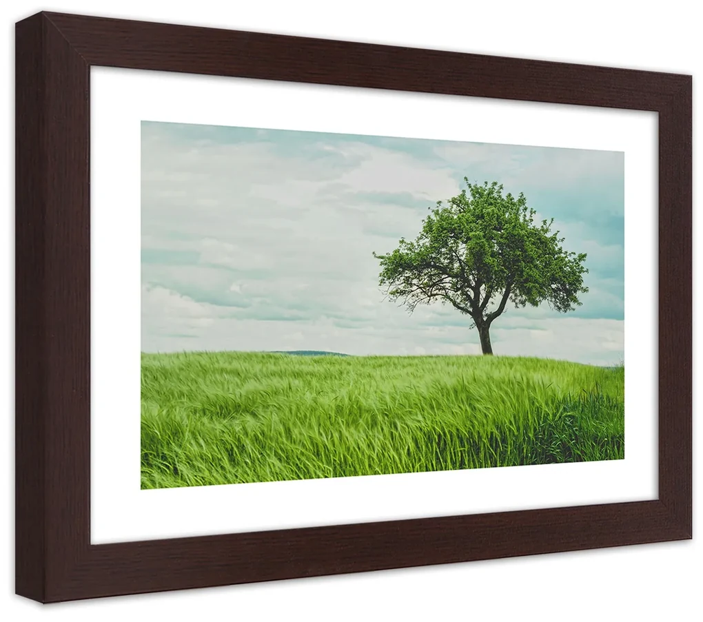 Gario Plagát Strom v poli Farba rámu: Bez rámu, Rozmery: 60 x 40 cm