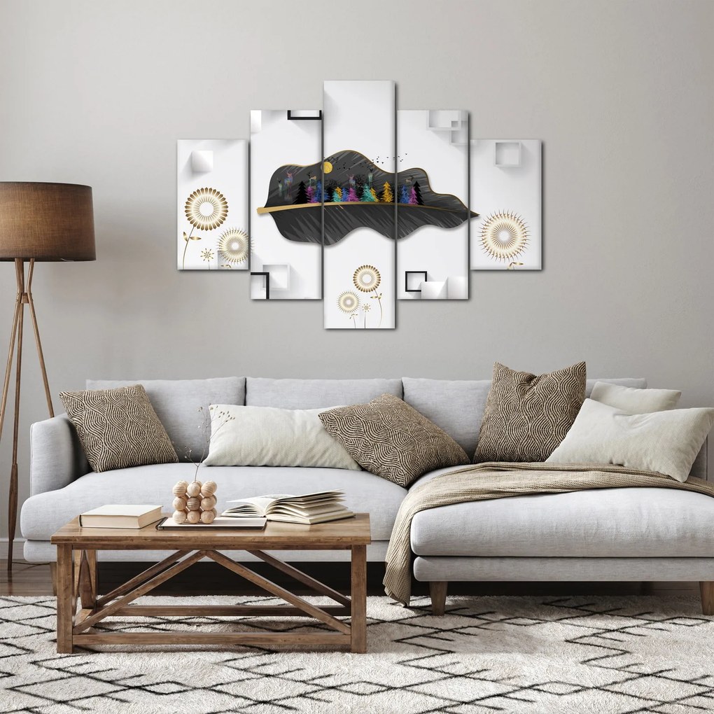 Obraz abstrakcie (150x105 cm)