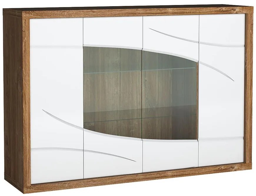 Komoda Paris P11  dub stirling/biela