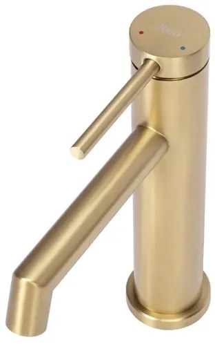 REA-B5316 - Umývadlová batéria FOSS 20,5 cm, brúsené zlato