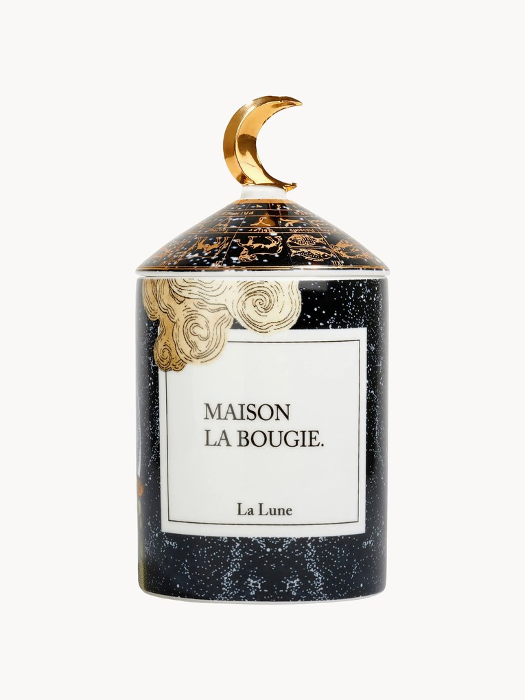 Ručne vyrobená vonná sviečka La Lune (bergamot, citrón a figa)