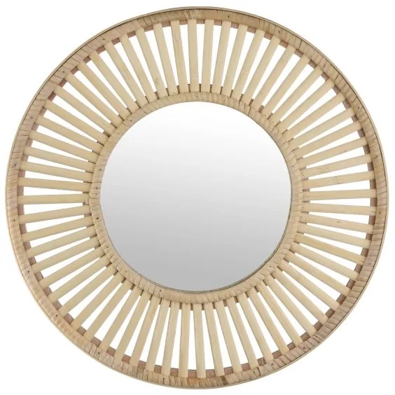 Eglo 425037 - Nástenné zrkadlo MITSUKE pr. 40 cm bambus