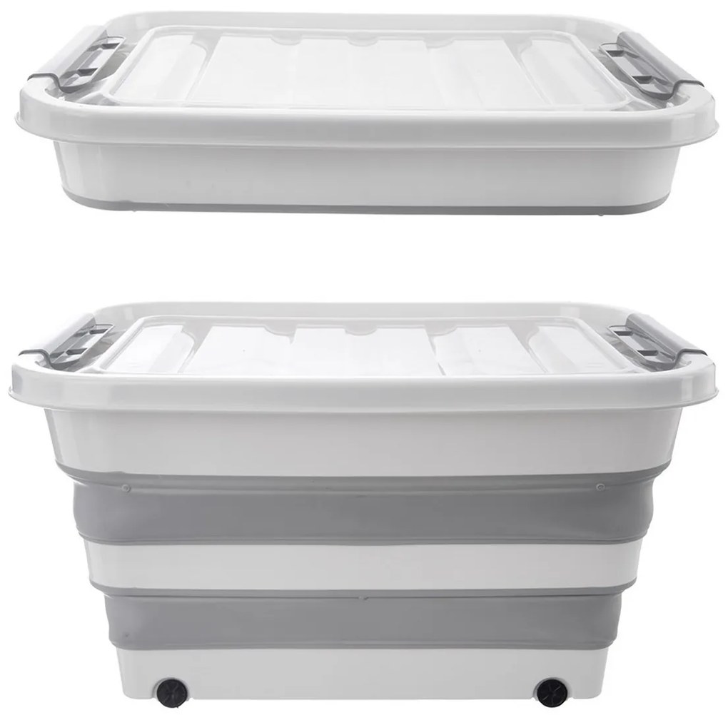 Orion Skladací box s kolieskami Kemp, 30 l