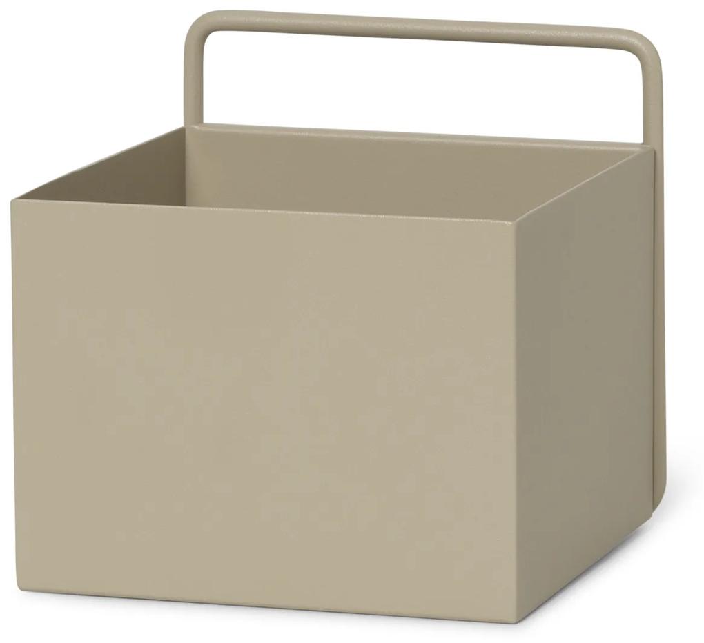 Nástenný box Wall Box, štvorcový – kašmírový