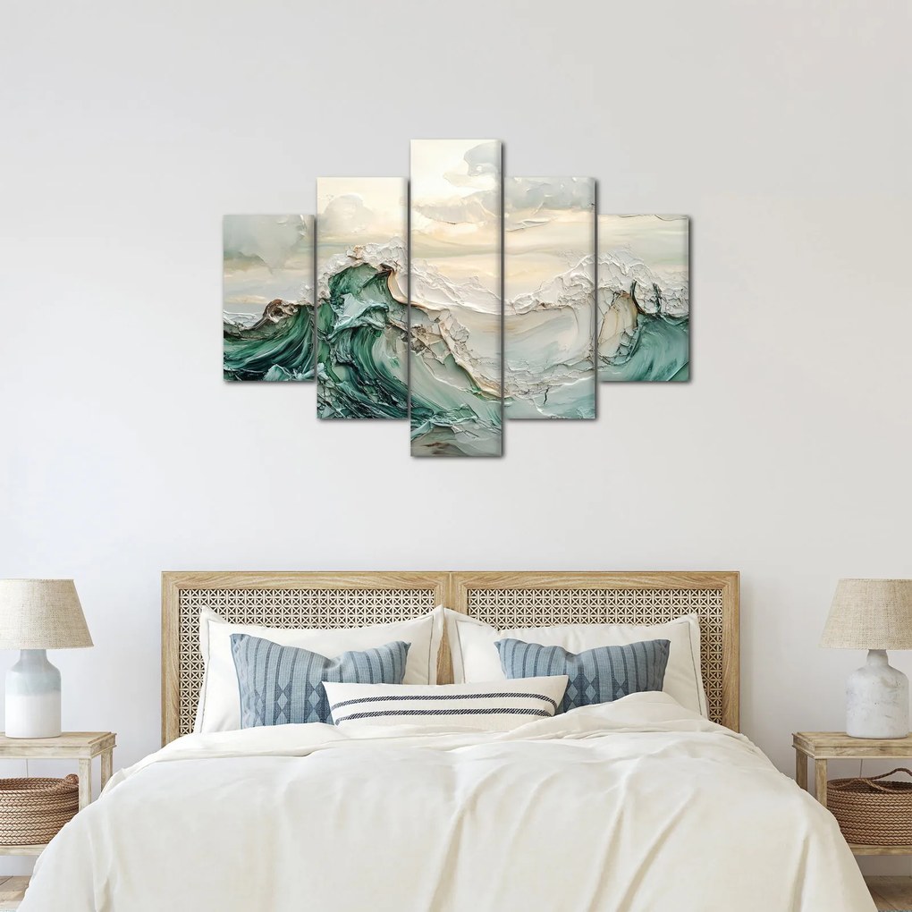 Obraz - 3D abstrakcie mora (150x105 cm)