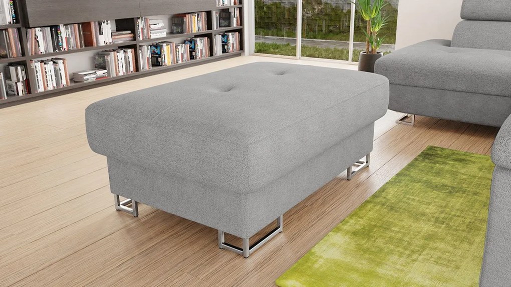 Taburetka Alvin, Dostupné poťahy: ekokoža Soft 017 (biela) + Lux 06