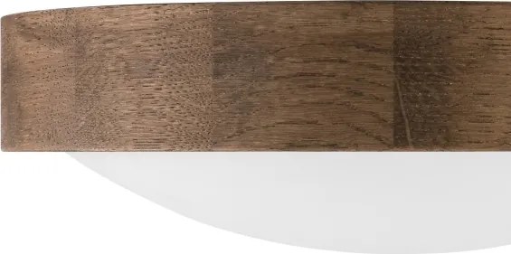 Brilagi – LED RGBW stmievateľné stropné svietidlo CARVALHO SLIM 1×E27/15W/230V Wi‑Fi v dekore dub, priemer 27 cm