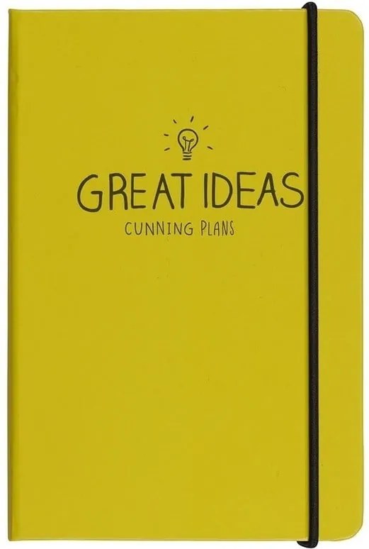 Notes A6 Happy Jackson Great Ideas Yellow