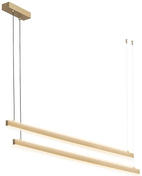 Argon 8839 - LED Luster na lanku MIAMI LED/74W/230V 3000K zlatá