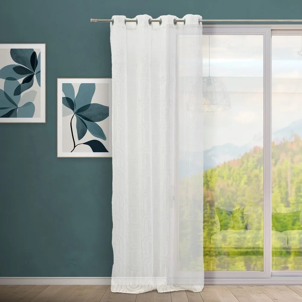 Biela záclona 140x260 cm Relief Arch – Casa Selección