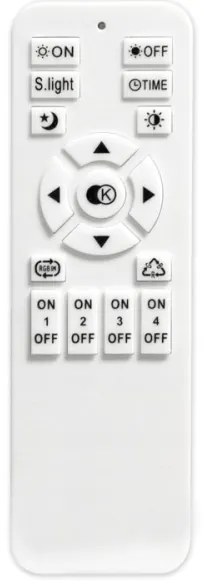 LED Stmievateľné stropné svietidlo NOVA LED/54W/230V 3000-6500K čierna + DO